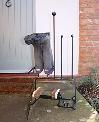 GAP GARDEN PRODUCTS - Boot centre (Two Pair boot Centre) Solid metal (Boot rack, Jack and brush/scraper)