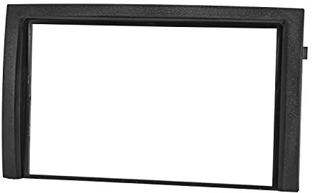 tomzz Audio 2450-017 Doppel DIN Radioblende kompatibel mit Skoda Fabia 6Y Facelift (2003 bis 2006) schwarz
