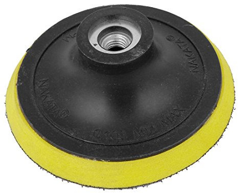 Sourcingmap 4 Hook and Loop Backing Pad Sanding Polishing Backer Plate with M10 Thread for Random Orbit Sander Polisher