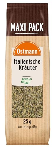 Ostmann Gewürze - Italienische Kräuter gerebelt | Mediterrane Kräutermischung zum Würzen von Tomatensauce, Gemüse- und Fleischgerichten | 25 g im Vorteilsbeutel