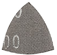 kwb Gitterleinen Schleif-Papier Schleifgitter-Scheibe für Nass- und Trocken-Schliff, f. Delta-Schleifer 93 x 93 K-220, aus Fiberglas, gelocht m. Klett, 5 Stk.