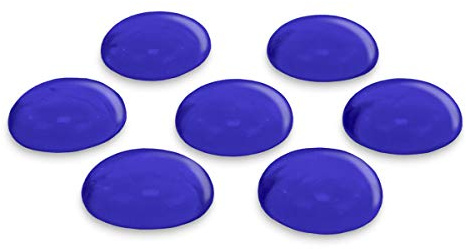 GLOREX Glasnuggets 200 g, 20 mm, Glas, Blau, 4.5 x 6 x 12 cm, 1 Einheiten