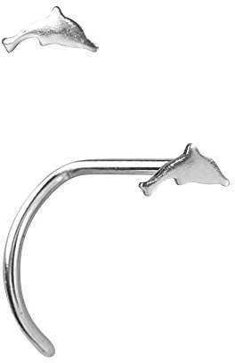 Trend Agent gebogener Nasenstecker Delphin