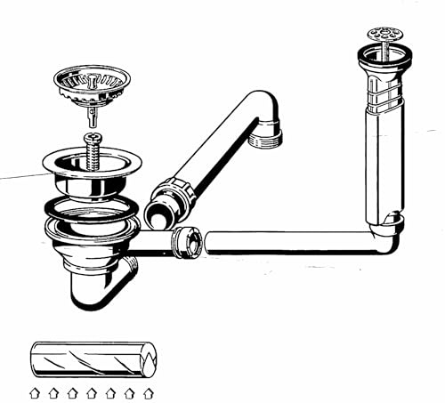 Villeroy & Boch Desagüe con accionamiento manual accesorios/cromo (8K93 00 61)