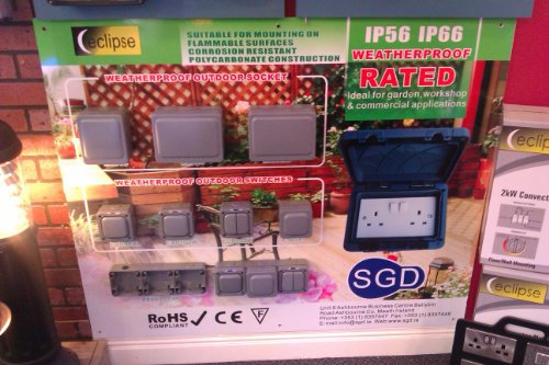 2 Gang Outdoor Waterproof Socket IP65