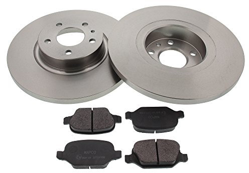 Mapco 47017 Bremsensatz Bremsscheiben mit Bremsbeläge Hinterachse