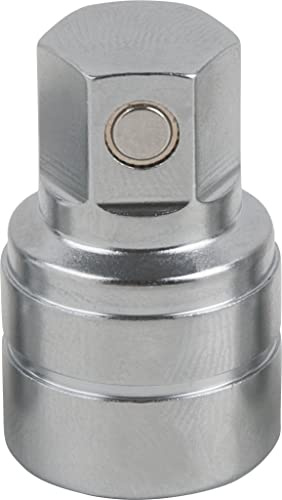 KS Tools 150.1441 3/8 Öldienst-Bit-Stecknuss für Innensechskant-Schrauben mit Magnet, 10 mm