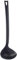 FACKELMANN Cuchara (Wok Cuchara Asia Line, Utensilios de Cocina de plástico, recubierta de Cuchara para ollas y sartenes (Color: Negro), cantidad: 1 Pieza, Aprox. 35 cm