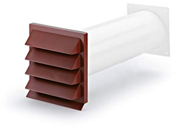 Naber K-Klima-R 125 125 Mauerkasten, ziegelrot