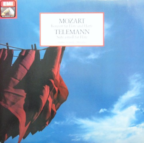 Mozart: Konzert für Flöte und Harfe / Telemann: Suite a-moll für Flöte [Vinyl LP] [Schallplatte]