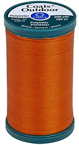 Coats Outdoor Living Thread 200yd, Tangerine