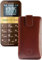 Favory 43534074 absaugart braun Handy-Schutzhülle Hülle Etui für Mobiltelefone Entnahme-Etui, Swisstone, BBM 320, braun