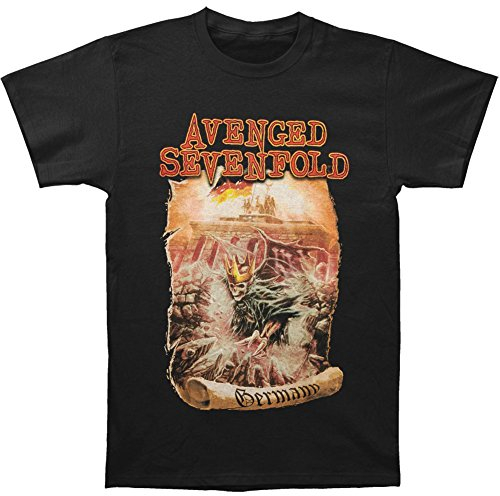 Avenged Sevenfold Herren Germany T-Shirt, Schwarz, XXL