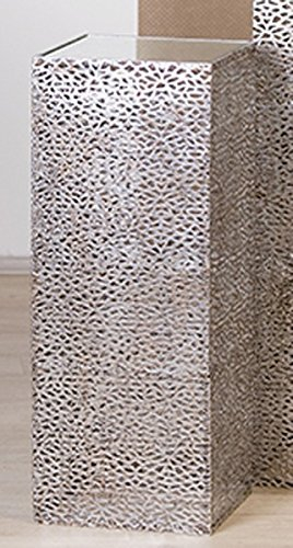 Casablanca Säule Purley Met.ant.silb.H.70cm27x27cm