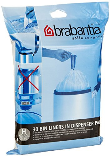 Brabantia - 311727 - 20 Perfect Fit Extra Strong Bin Liners - Size A 3L, plastic, 60 Beutel