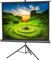 celexon Economy Stativ-Leinwand schwarz 105 | 211x160 cm 4:3 | mobil transportable 4K, Full-HD Beamerleinwand mit manuellem Rollauszug für Heimkino, Büro & Outdoor | inkl. Standfuß + Tragegriff