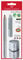 FABER-CASTELL 111996 - Bleistiftset Jumbo GRIP 2001, mit Bleistift B, Radierer und Spitzer, silber