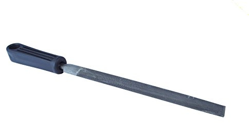 6 Bastard Half Round Engineers File with Handle. (F9942) Free UK Postage