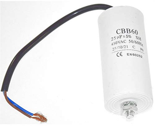 Ufixt® Fits Universal 25UF Capacitor with 21.5cm Cable Connectors