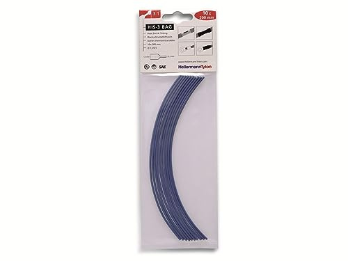 HellermannTyton 308-30161 Schrumpfschlauchsortiment Blau 1.50mm Schrumpfrate:3:1 10St.