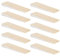 haggiy Hartholzkeil – Holzkeil Set – Unterlegkeile aus Buche Natur – Türstopper – Ideal für Möbel, Montage, DIY - (LxBxH) 65x20x6 mm – 50 Stk