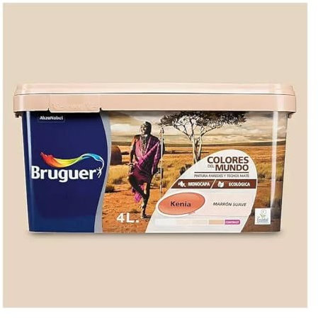 Pintura plastica mate monocapa cm kenia marron suave 4l