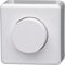Kopp 820102003 Aufputz Dimmer mit Dreh-Ausschalter für Glüh- und 230V-Halogenlampen, 40-200W, Farbe arktis-weiß
