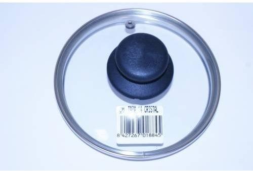COUVERCLE EN VERRE BORD EN INOX VITRINOR Ø 14 CM A03-T14-Couvercle A03-T14-Couvercle