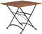 BUTLERS Gartentisch klappbar (80 x 80 cm) -PARKLIFE- Tisch aus Holz und Metallgestell für 2 Personen | Wetterfest Möbel für Balkon, Küche, Terrasse, Garten