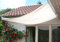 Floracord Universal Sonnensegel und Bausatz 330 x 140 cm inklusive 26 Laufhaken montagefertig, elfenbein, Beige