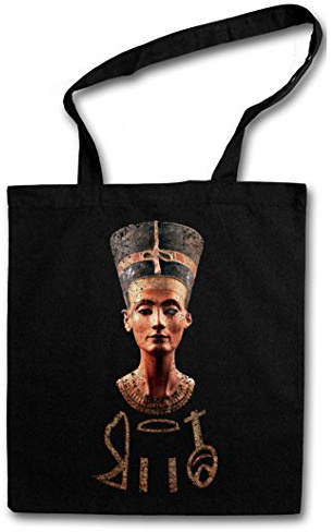 Urban Backwoods Nefertiti Vintage Hipster Bag Beutel Stofftasche Einkaufstasche
