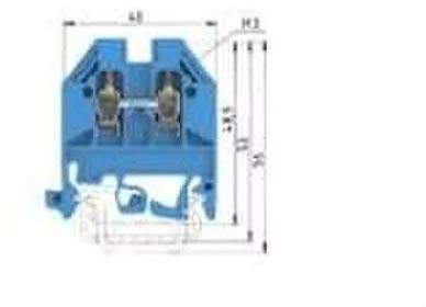 Wieland 57.504.0055.6 Dreistockklemme Schritt, WK 4/U BL/V0