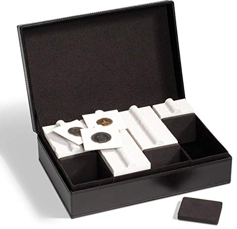Leuchtturm Coffret pour 100 Capsules QUADRUM, Noir