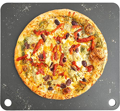 NerdChef Steel Stone - High-Performance Baking Surface for Pizza (.375 Thick - Pro)