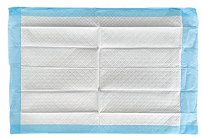 TIGA-MED Krankenunterlagen 60x60cm | 12-lagig | 100 Stück | Trainingspads | Wickelunterlagen für Babys | Einmal Patientenunterlagen | Inkontinenzunterlagen | Welpenunterlagen