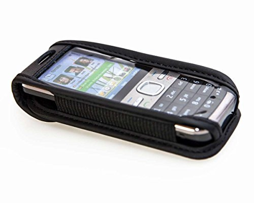 caseroxx Ledertasche für Nokia C5-00 C 5 | Hochwertige Tasche mit Gürtelclip zum sicheren Tragen am Gürtel, aus Echtleder