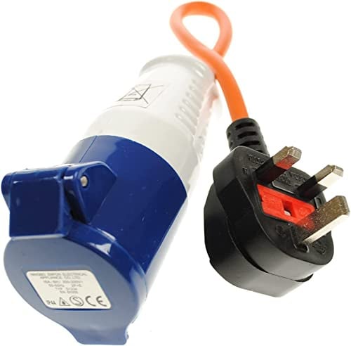 Netagon Caravan Motorhome Camping Adaptor Hook Up Leads Electrical Supply Cable Lead Industrial Mains Power (UK Hook-Up Lead)