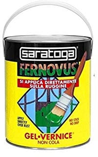 Vernice Gel Antiruggine Fernovus 2,5Lt, Verde Prato Brillante, Saratoga