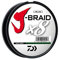 Daiwa Unisex-Erwachsene Braided LINE J-BRAIDX8 geflochtene Schnur, Hellgrün, 65 lb