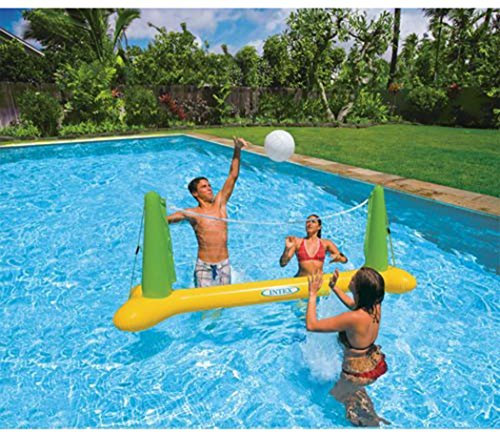 Intex Piscine volleyball Jeu Aqua Fun gonflable flottant Goal et boule
