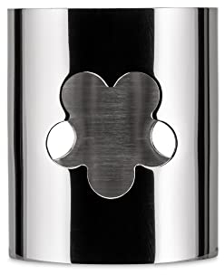 Alessi Girotondo Napkin Ring,Flower Portatovagliolo, Acciaio Inossidabile, Argento