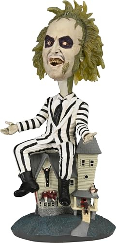 Figura Head Knocker Beetlejuice Traje Rayas 20Cm