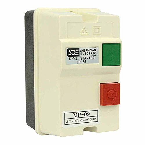 Big Horn 18833 3-Phase, 220-240-Volt, 3-HP, 8-12-Amp Magnetic Switch - UL Approved