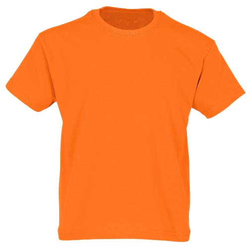 Fruit of the Loom boys' t-shirt., Boys', 61-033-0, Orange, 164 cm