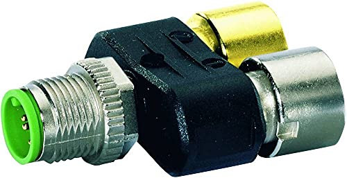 T-Stück Slim Line M12 Stecker 5 polig / 2x M12 Buchse 5 polig