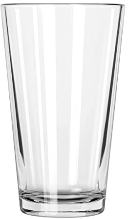 Libbey Glassware 1639HT Restaurant Basics Mixing Glass, Heat-Treated, 16 oz. (Pack of 24)