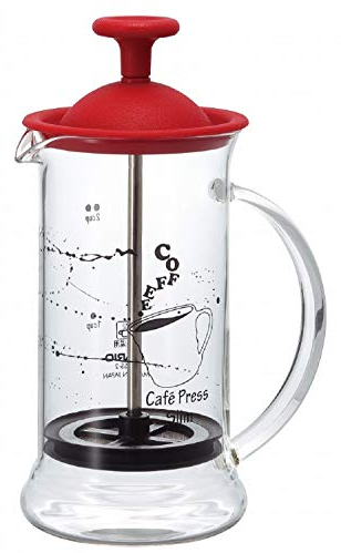 Hario | Cafe Press Slim S Red | 240 ML | Rouge
