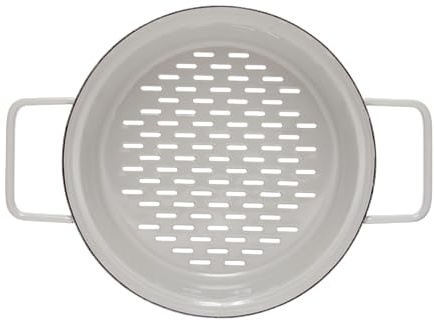 Riess, 2118-211, Dampfgarer für Aromapot Topf 20, Durchmesser 20 cm, LIGHT GREY, AROMAPOTS, Truehomeware, Emaille, Induktion