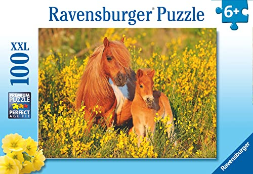 Ravensburger Kinderpuzzle - 13283 Shetlandponys - 100 Teile Puzzle für Kinder ab 6 Jahren