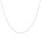 Rose Gold Plated Sterling Silver Fine Diamond Cut Curb 22 Inch Chain